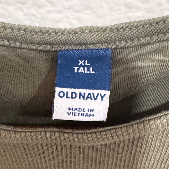 Old Navy Olive Green Midi Dress large tall - Picture 2 of 4